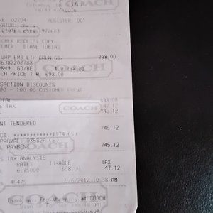 NWT Coach Madison Carrie Pinnacle Handbag